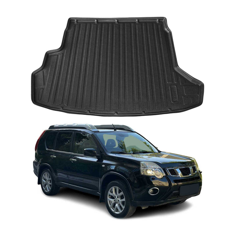 Tapis de Coffre pour Nissan X-Trail T31 2007-2014 en TPE Noir