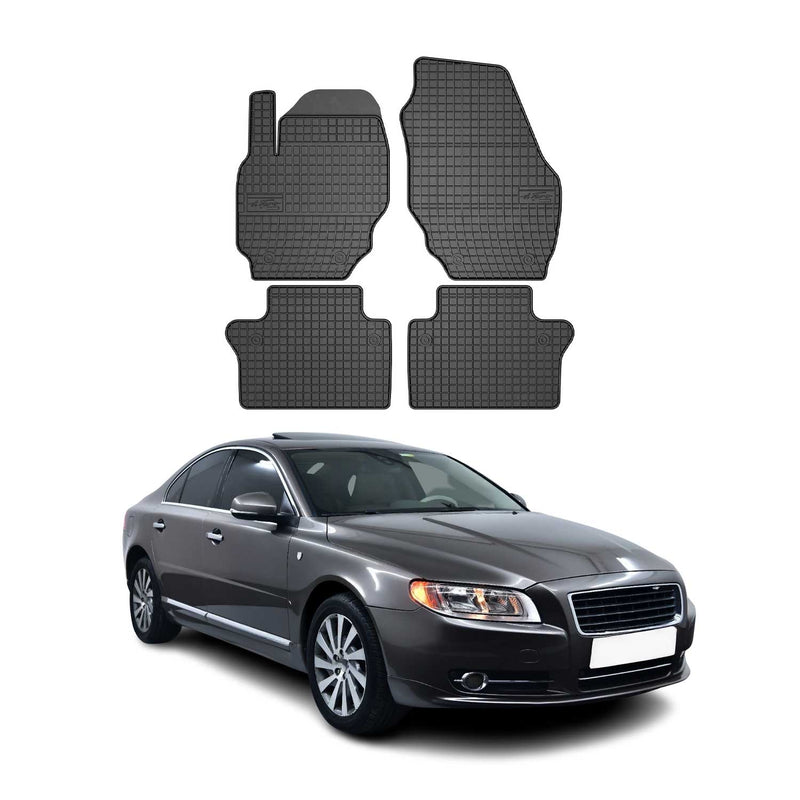 Tapis de Sol pour Volvo S80 II 2006-2016 OMAC Noir Caoutchouc