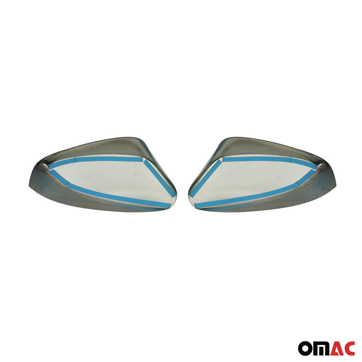 Coques de Rétroviseurs pour Hyundai Veloster 2012-2017 en Acier Chromé Argent