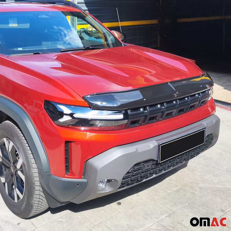 Deflecteurs d'air capot de voiture pour Dacia Duster mk3 2024-2025 noir ABS