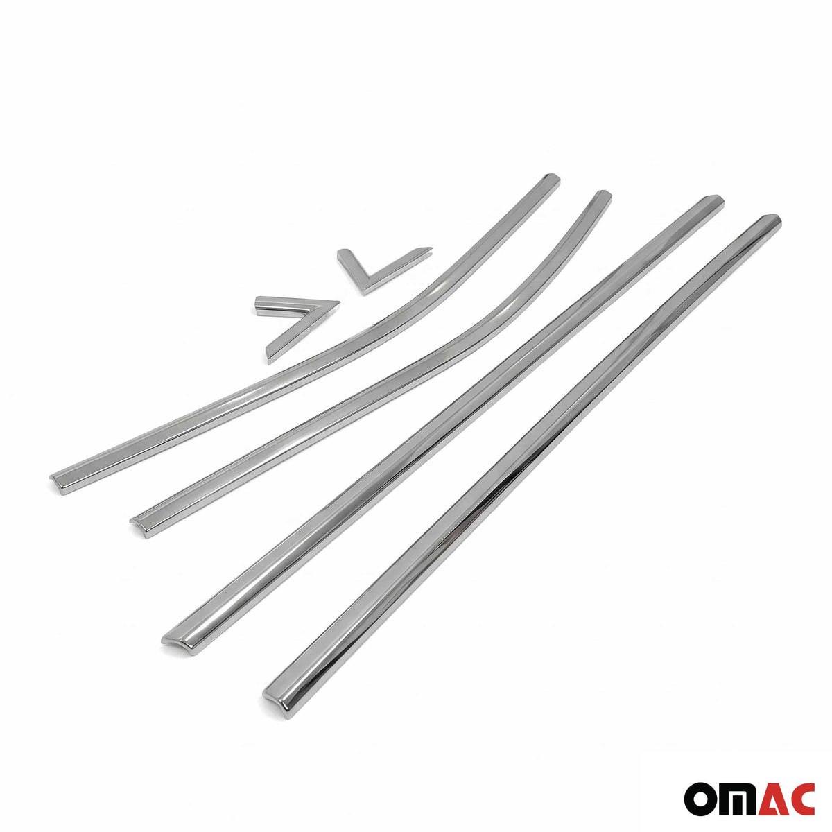 Garniture De Fenêtre pour Renault Clio V 2019-2025 Inox Chromé 6 Pcs
