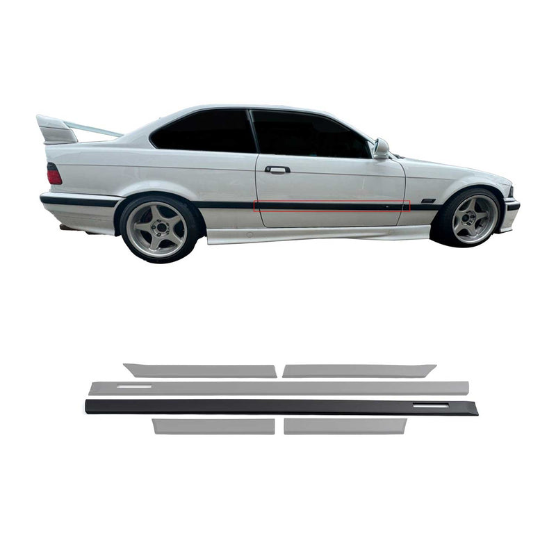 Baguettes latérales Garnitures De Portière pour BMW Series 3 E36 Coupe/ Cabrio