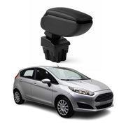Accoudoir pour Ford Fiesta Break 2009-2016 Vinyl Abs Noir Coulissant
