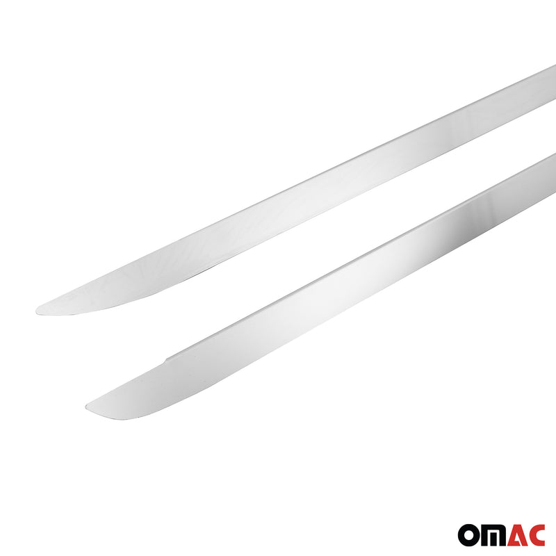 Garniture De Fenêtre pour VW T7 Transporter 2024-2025 Inox Chromé 2Pcs