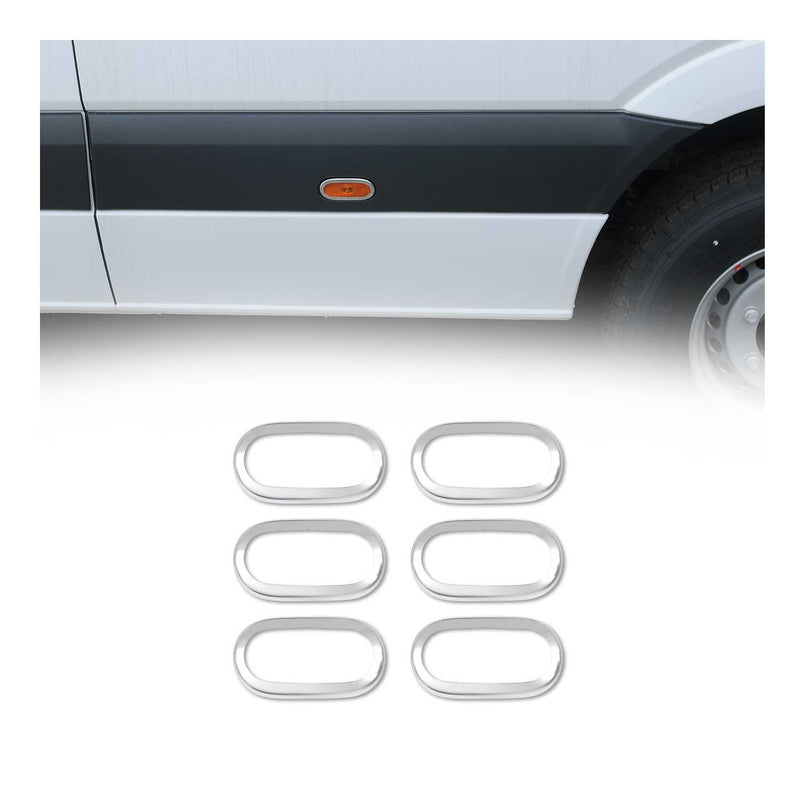 Cadre de phare antibrouillard pour Mercedes Sprinter W906 2006-2018 inox Chromé