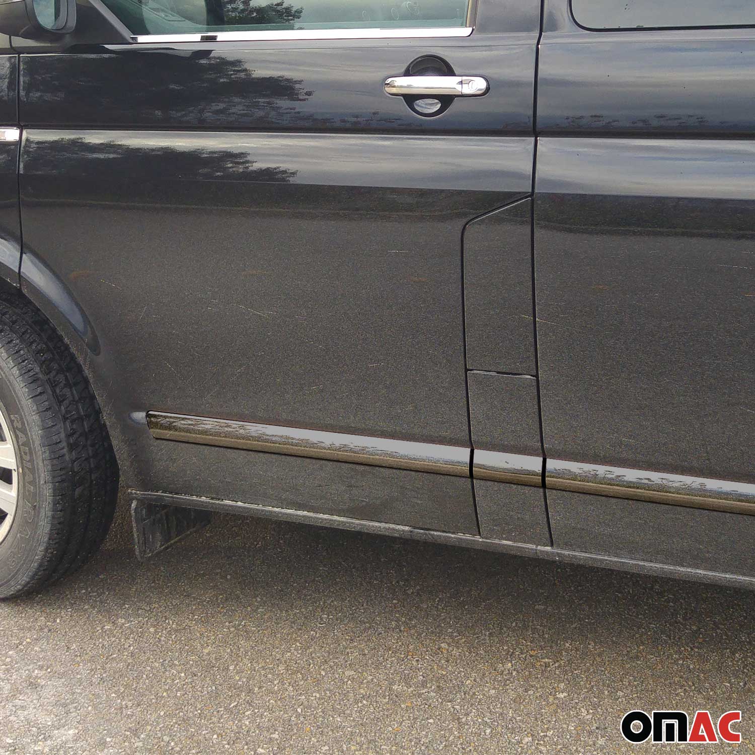 Garniture Baguette de porte latérale pour VW Transporter T5 2003-2015 Foncé L2