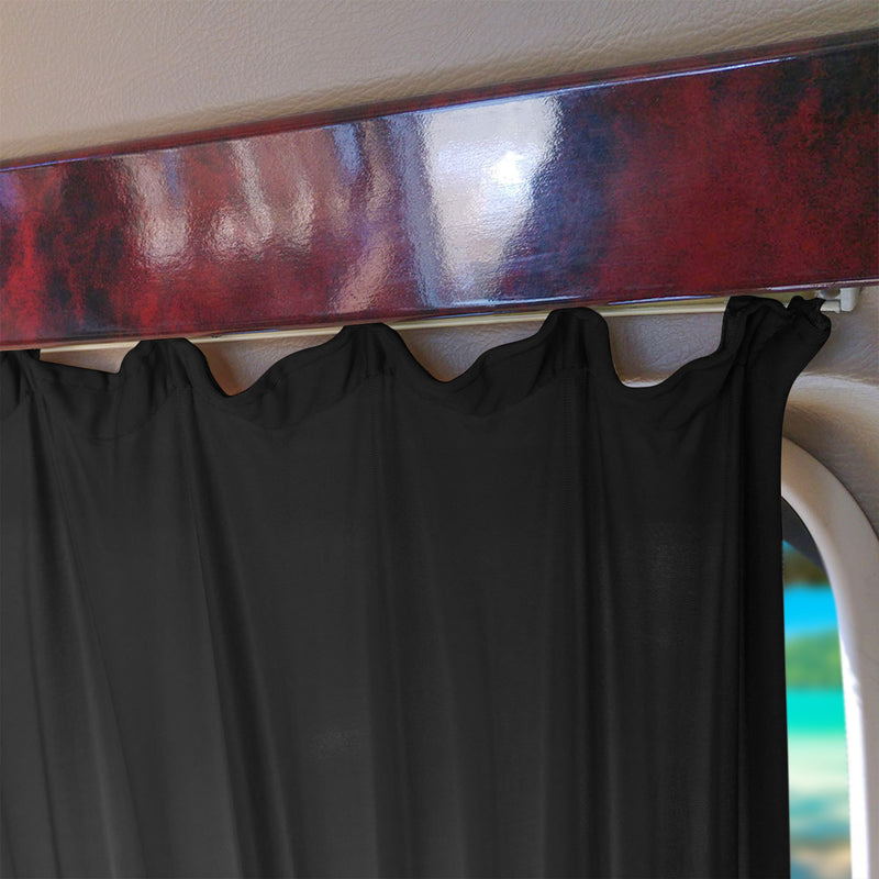 Rideaux de fenêtre pour VW T5 Transporter V court noir