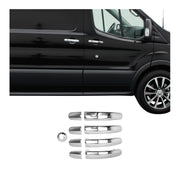 Couverture de poignée de porte pour Ford Tourneo Custom 2012-2021 Acier 9Pcs