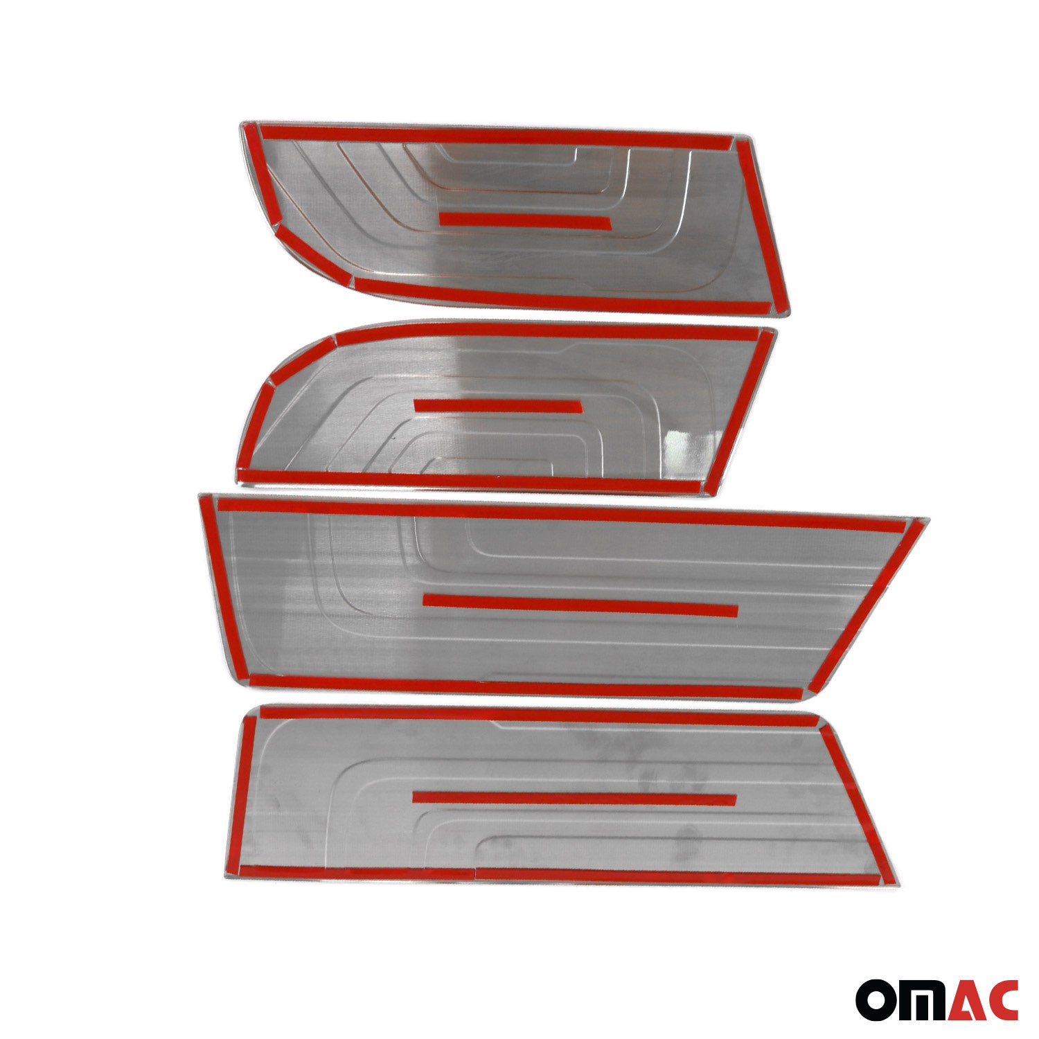 Couverture de Seuil de porte pour Mercedes Sprinter 2018-2025 inox chromé 4 Pcs