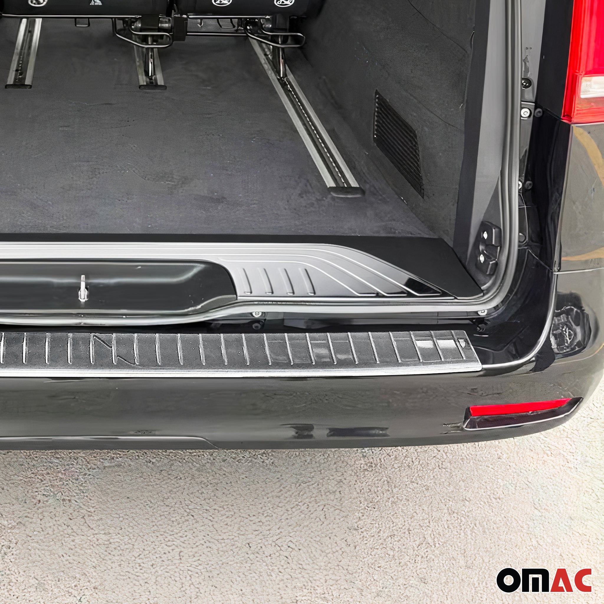 Kit Protection de Pare-Chocs arrière pour Mercedes Vito W447 2014-2026 inox 2Pcs