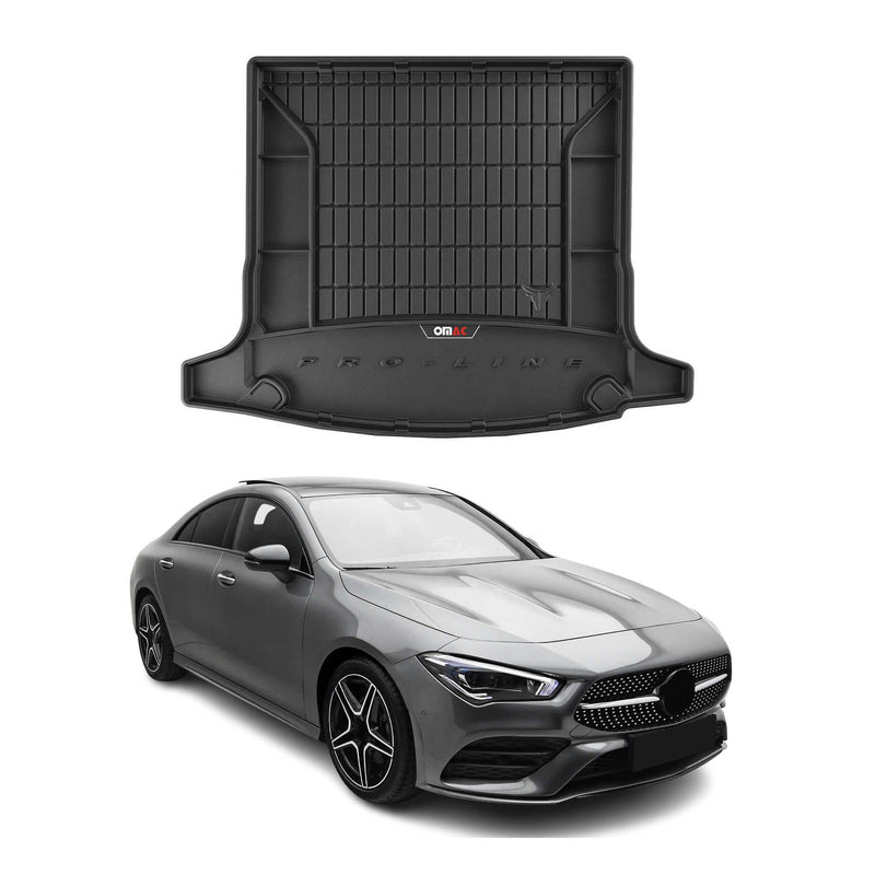 Tapis de Coffre pour Mercedes Classe CLA X118 2019-2025 TPE Noir