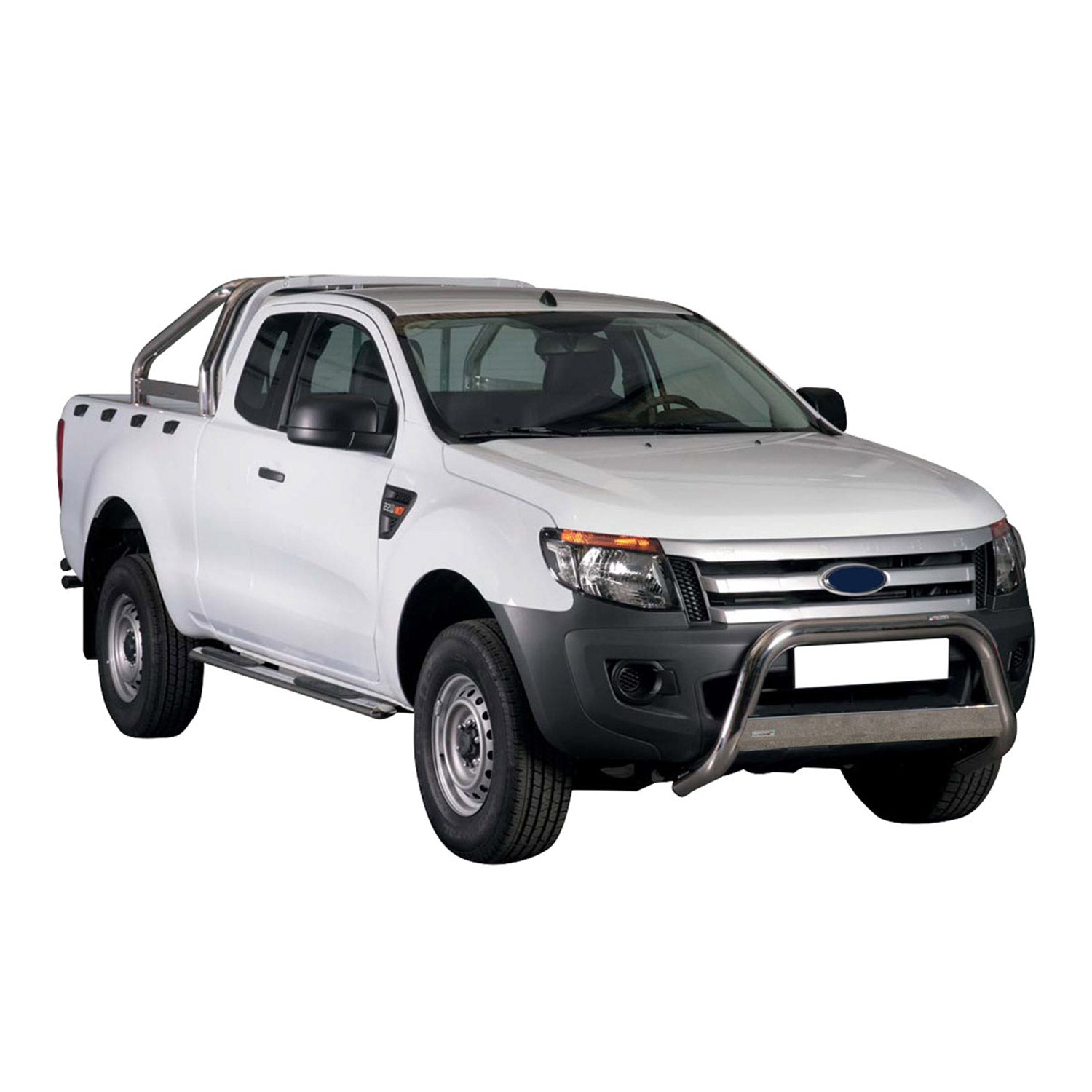 Pare-buffle Avant pour Ford Ranger 2012-2015 63 mm en Acier Gris