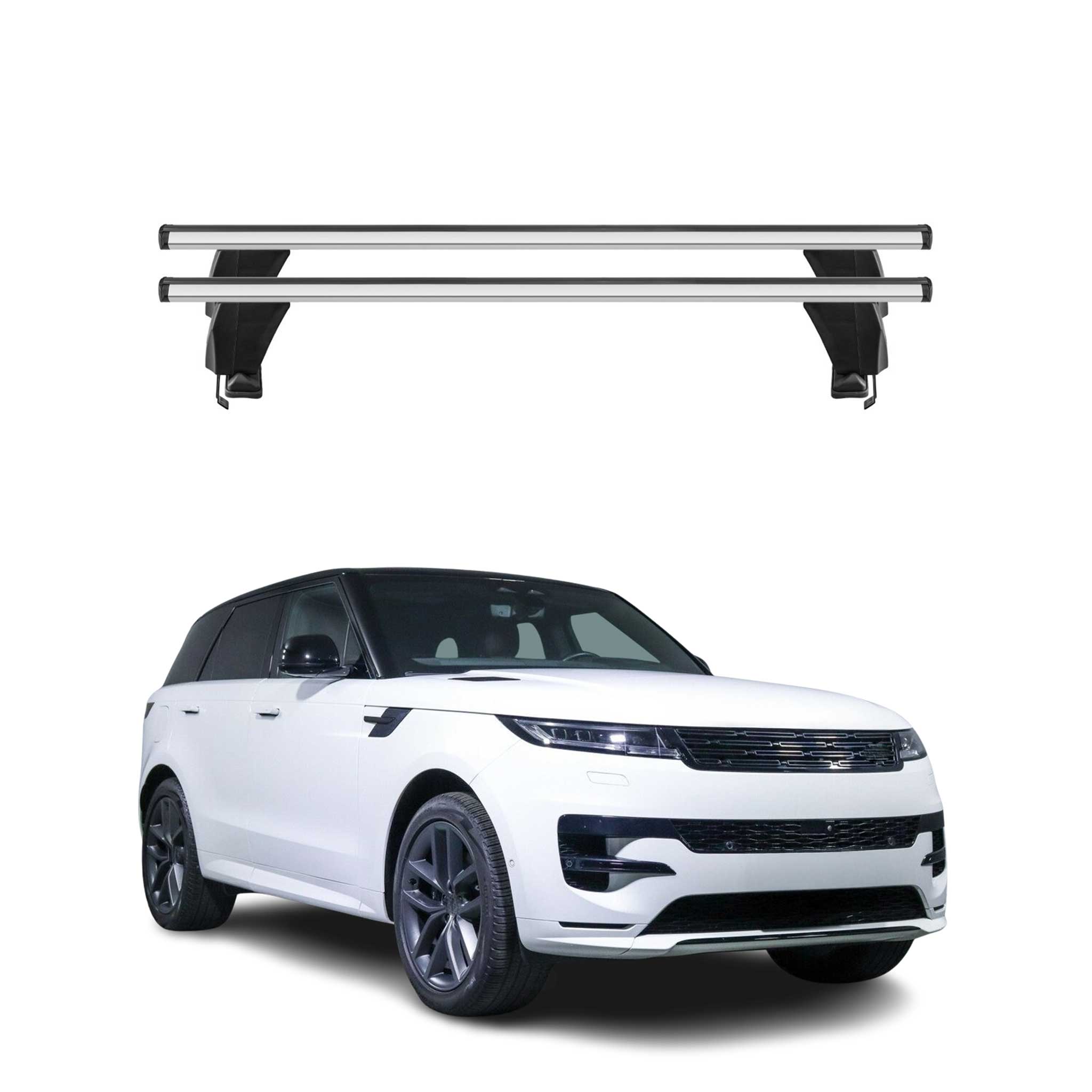 Barres de toit transversales pour Land Rover Range Rover Sport III 2022-26 Gris