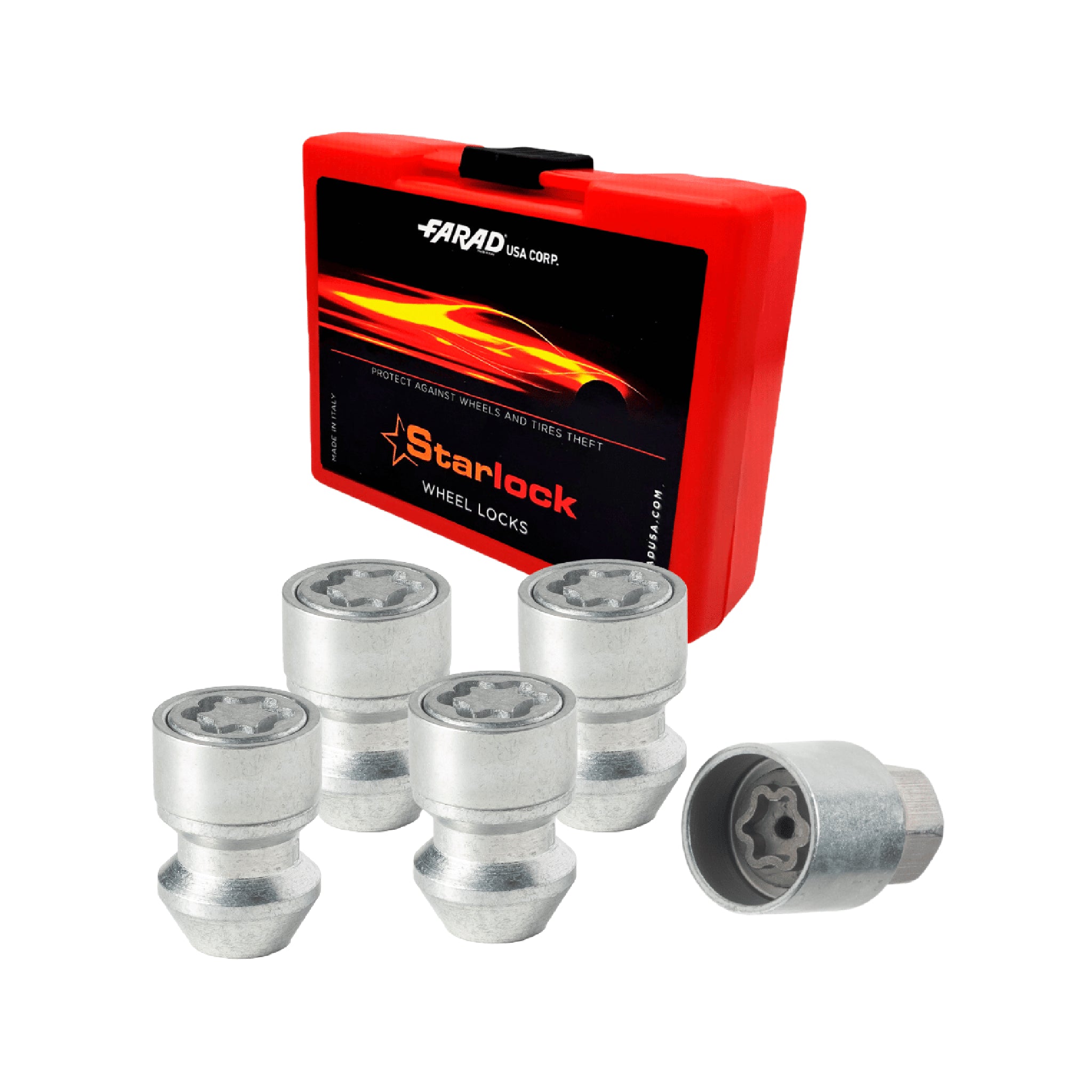 Vis de roue antivol pour Subaru Leone 1971-1994 Acier Gris lot de 4 M12X1,5