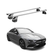 Barres de toit transversales pour Mercedes CLA C118 2019-2026 Acier Gris