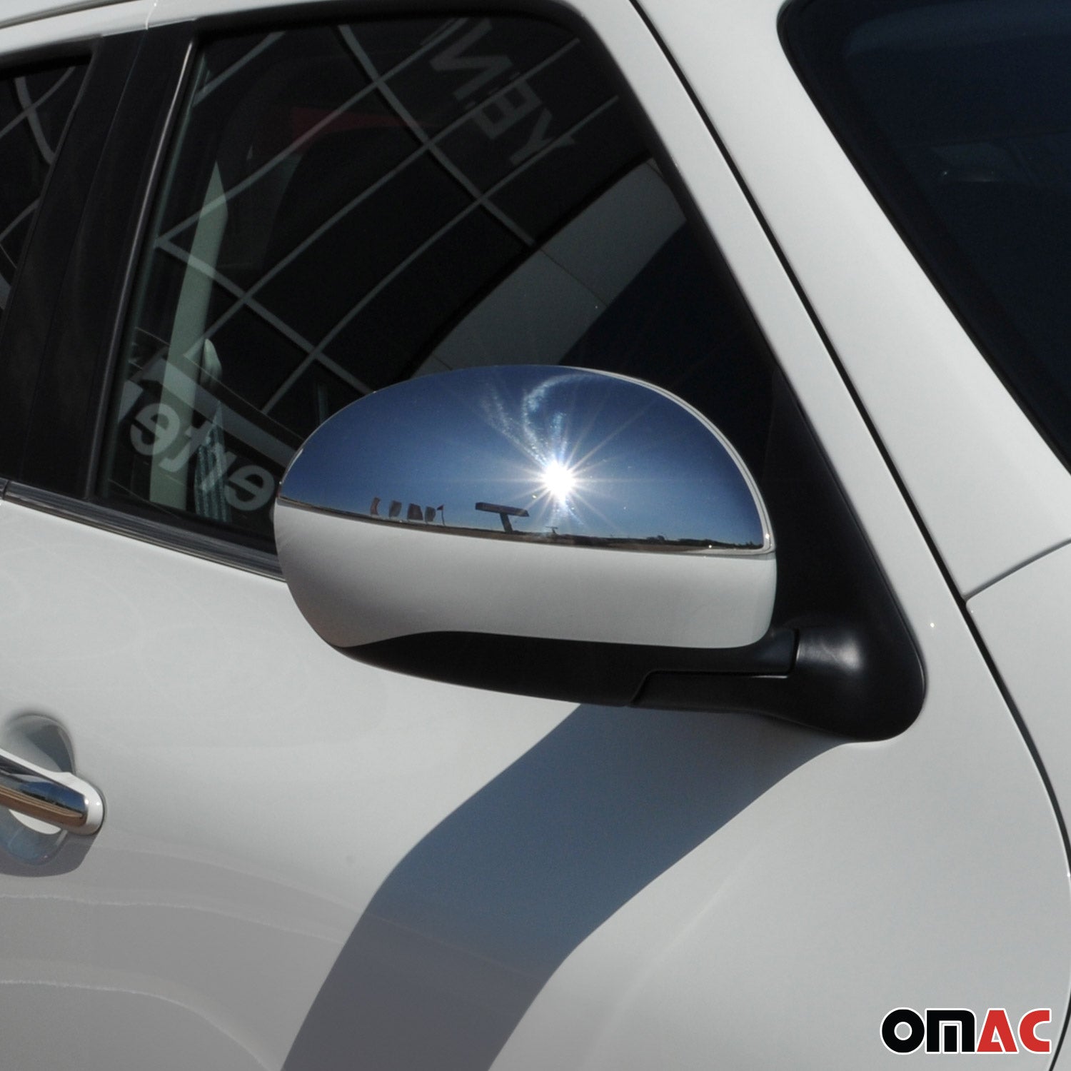 Coques de Rétroviseurs pour Nissan Juke 2010-2019 en Acier Chromé Argent