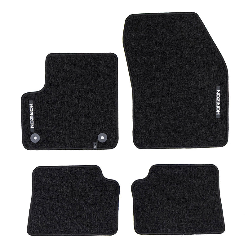 Tapis de Sol de Voiture pour Fiat 600e 2023-2025 Velours solide et durable 4Pcs