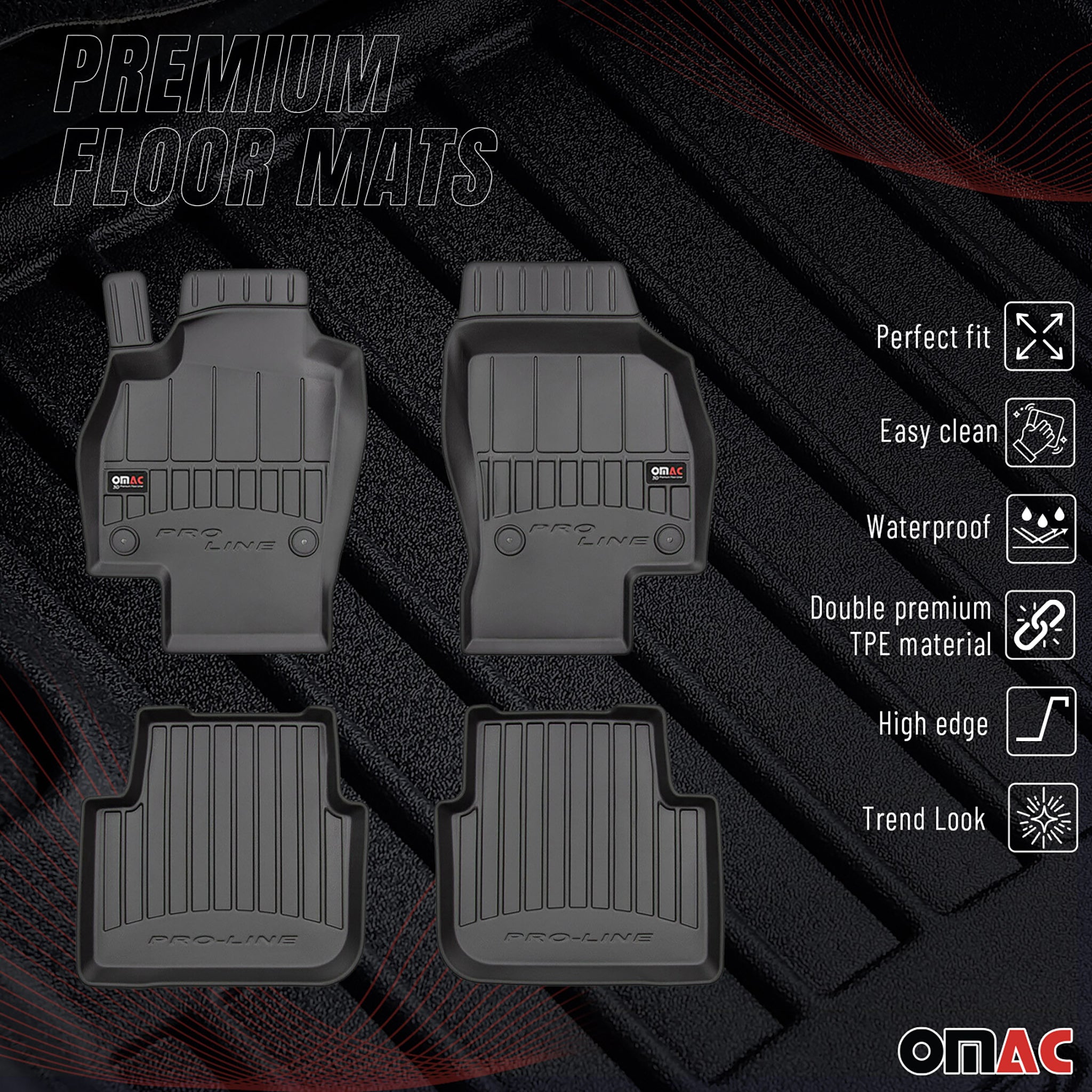 Tapis de Sol pour Skoda Scala 2019-2026 TPE Noir