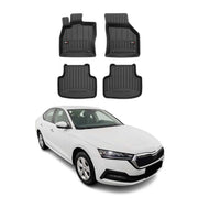 Tapis de Sol pour Skoda Octavia 2019-2022 TPE Noir