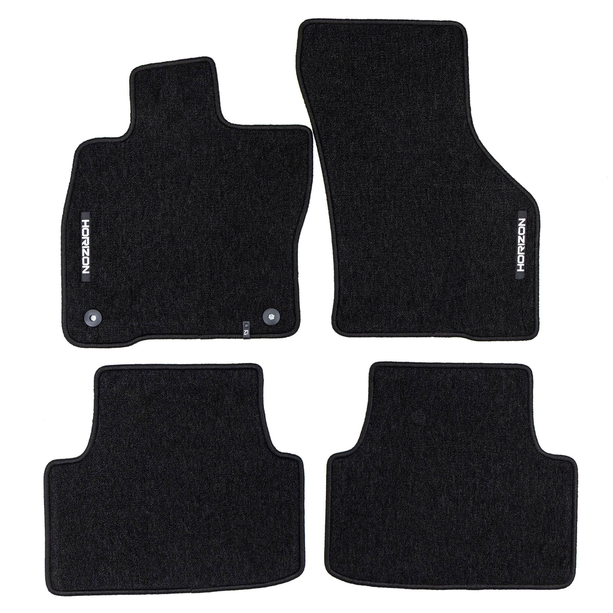 Tapis de Sol de Voiture pour Cupra Formentor 2020-2026 Velours Durable Noir 4Pcs