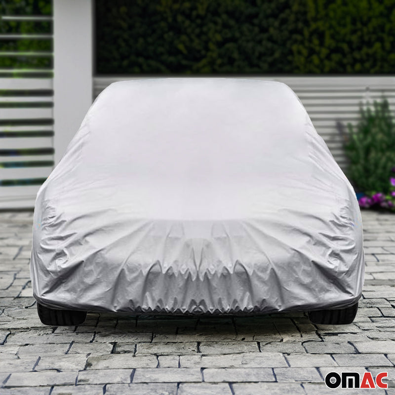 OMAC Housse de voiture universelle grise 480x190x155 cm