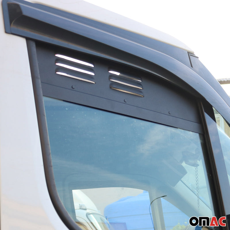 Garniture de Fenêtre pour Iveco Daily 2014-2022 2Pcs Noir