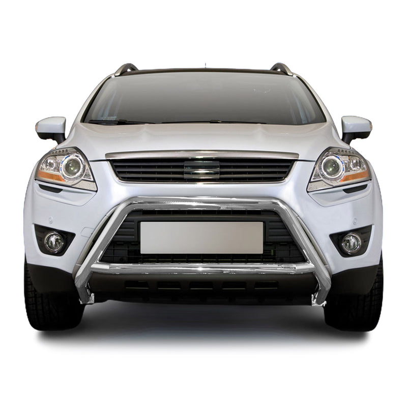 Pare-Buffle Avant Pour Ford Kuga 2008-2012 en Acier Inoxydable Argent