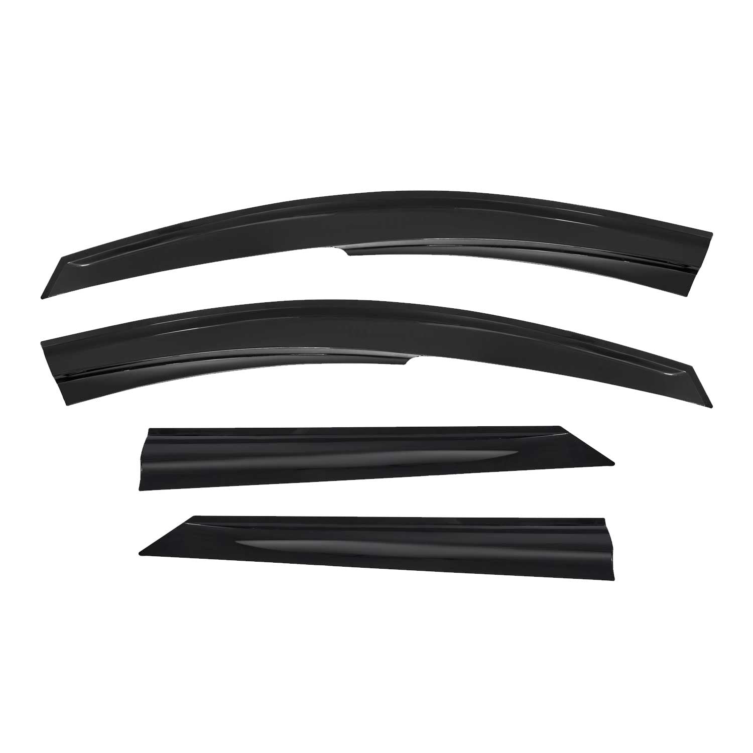 Déflecteurs De Vent Pluie D'air pour Dacia Logan 2013-2019 Acrylique 4 Pcs