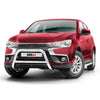 Pare-Buffle Avant Pour Mitsubishi ASX 2016-2020 Acier Inoxydable Argent