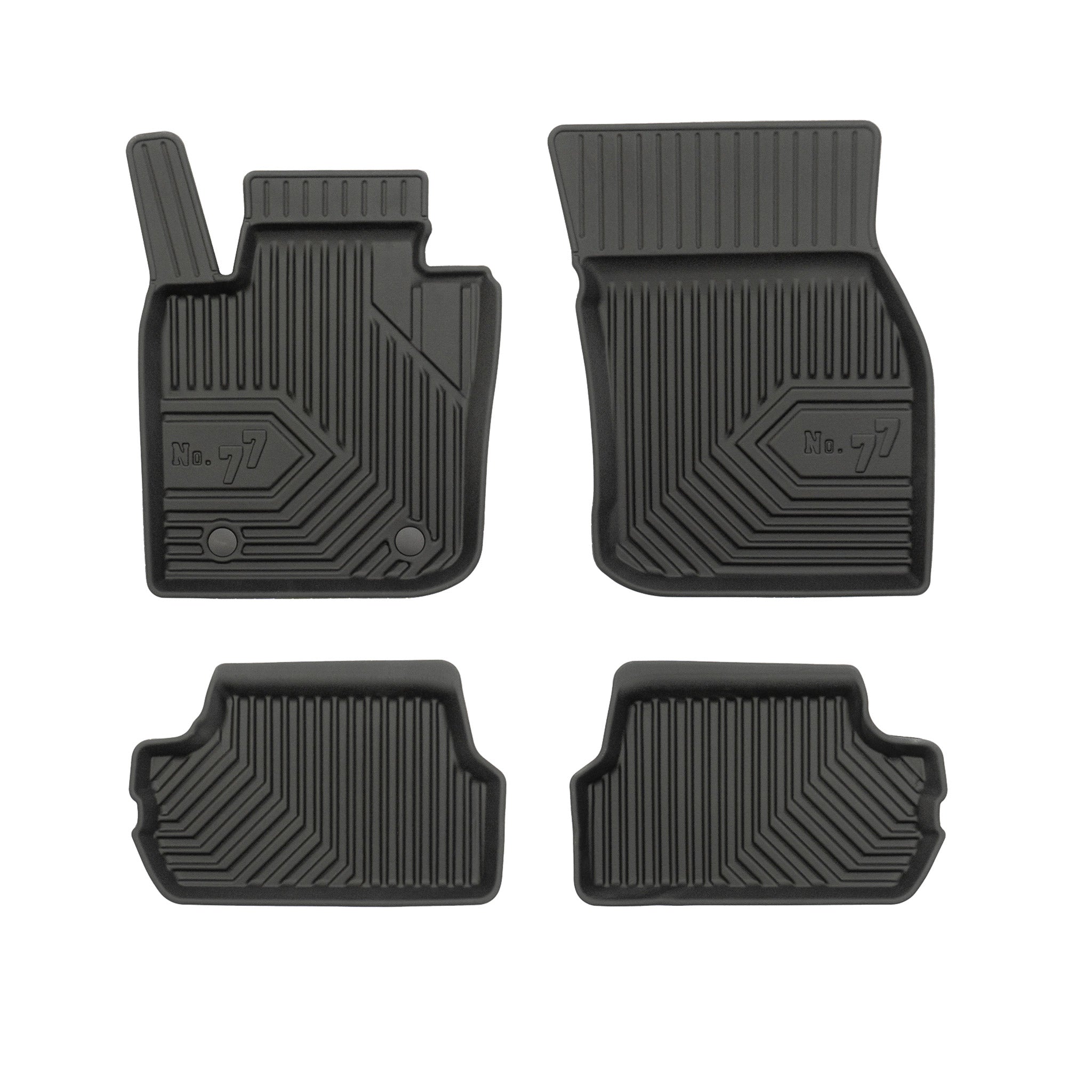 Tapis de sol pour Mini Cooper III F56 2014-23 3Portes automatique TPE Noir 4Pcs