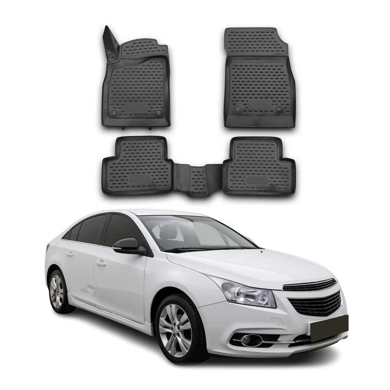 Tapis de Sol pour Chevrolet Cruze 2009-2015 TPE Noir