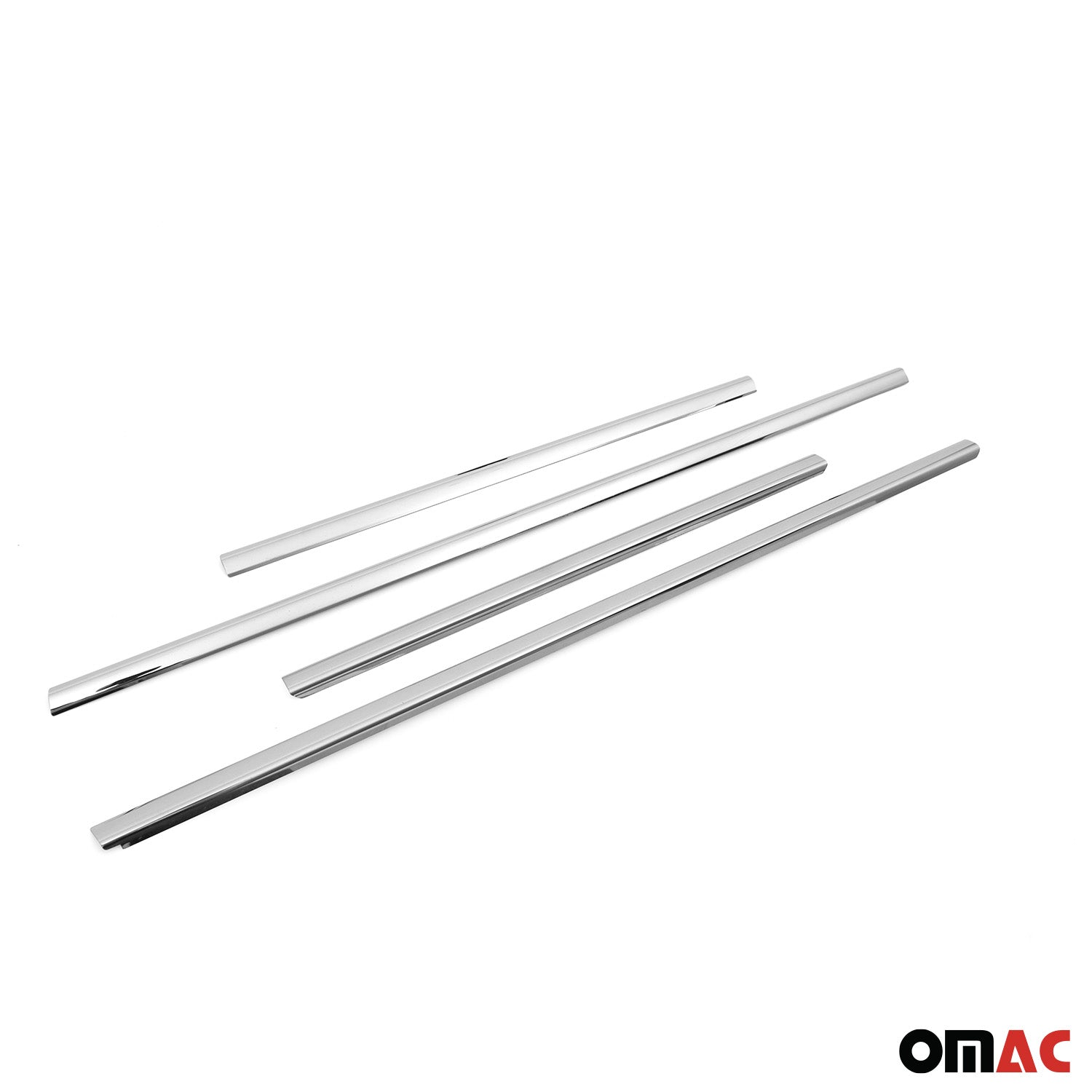 Garniture de Fenêtre pour Ford Tourneo Courier 2023-2026 Argent 4x