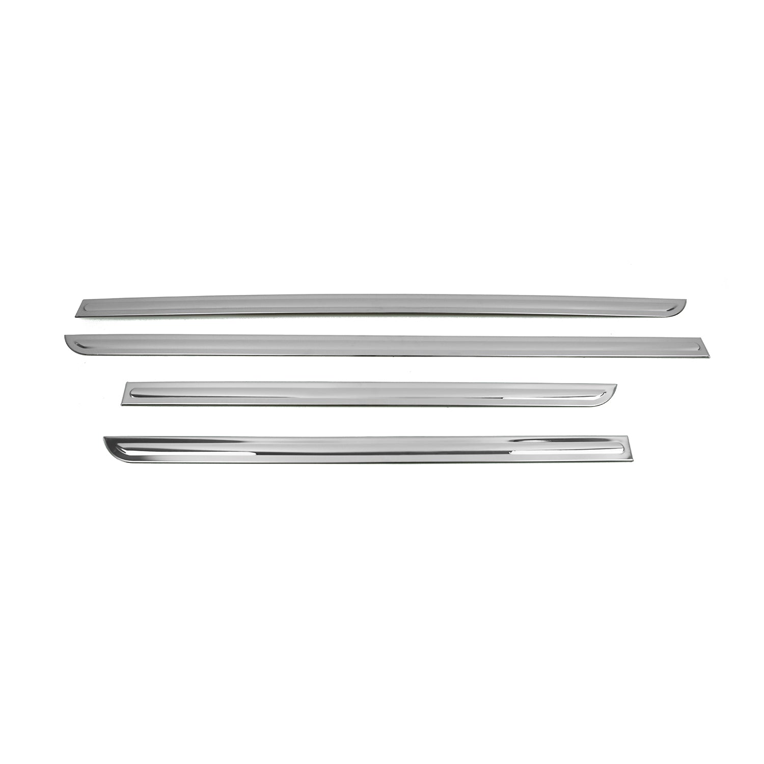 Garniture Baguette de porte latérale pour Opel Mokka X 2016-2020 chromé 4Pcs