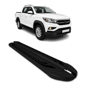 Marchepieds latéraux pédale pour Ssangyong Musso Q200 2018-2026 Alu Noir 2Pcs