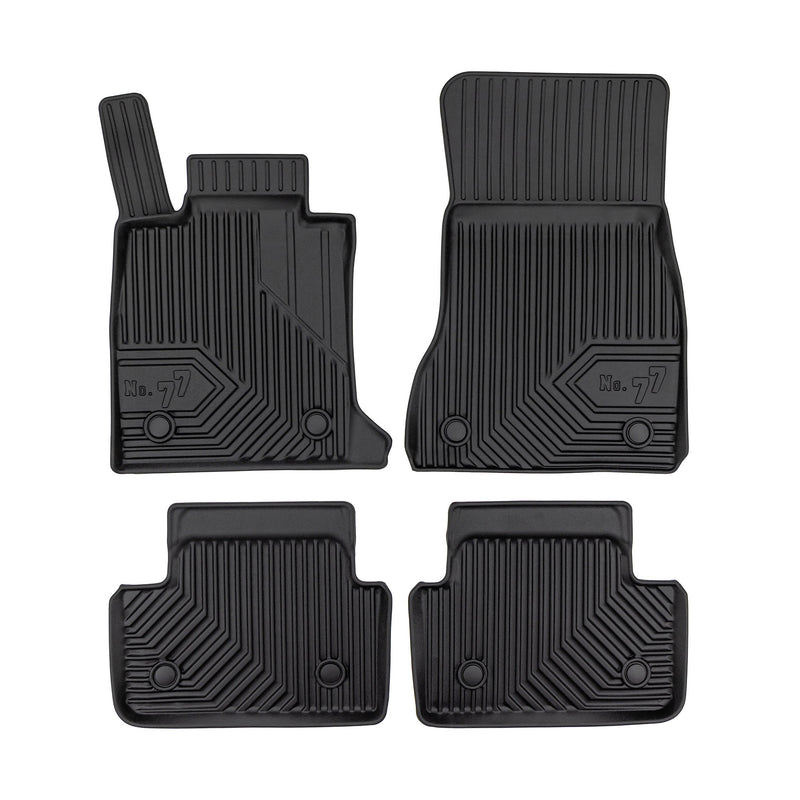 Tapis de Sol de Voiture pour BMW Série 5 G60 2023-2025 TPE Imperméable 4Pcs