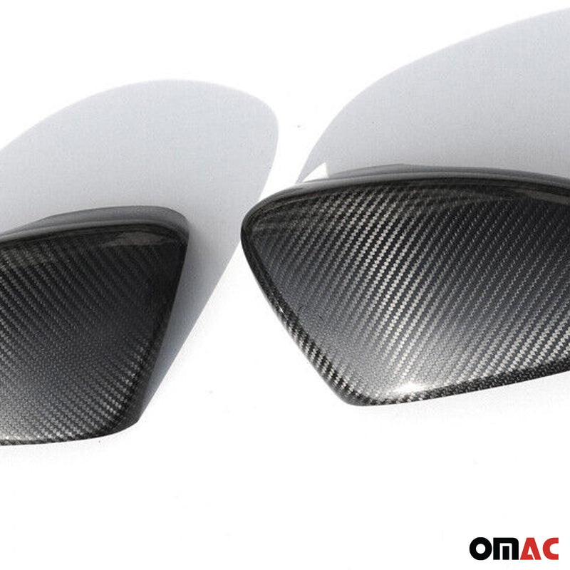 Coques de Rétroviseurs pour VW Scirocco 2008-2017 en Carbone Noir