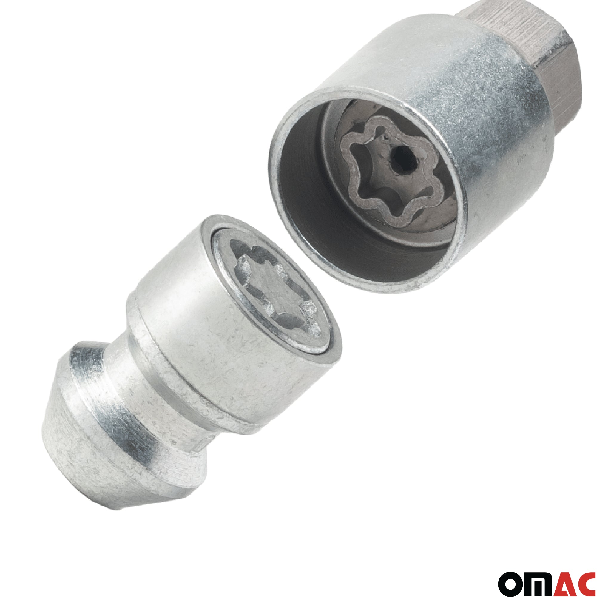 Vis de roue antivol pour Renault Arkana Ibrida dès 2019 Gris lot de 4 M12X1,25