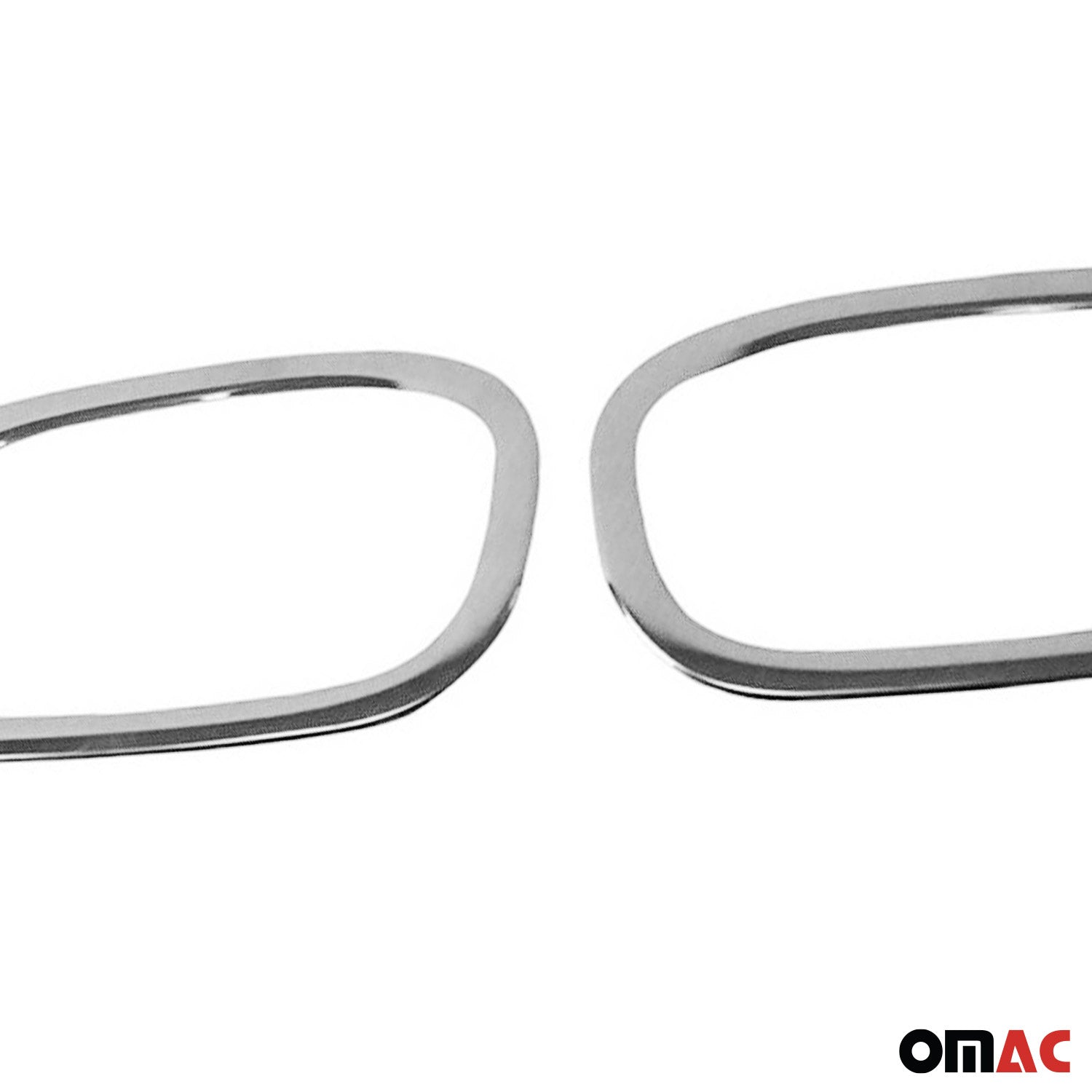 Cadres de Réflecteurs Arrière pour Jeep Renegade 2014-2019 acier inox 2 Pcs