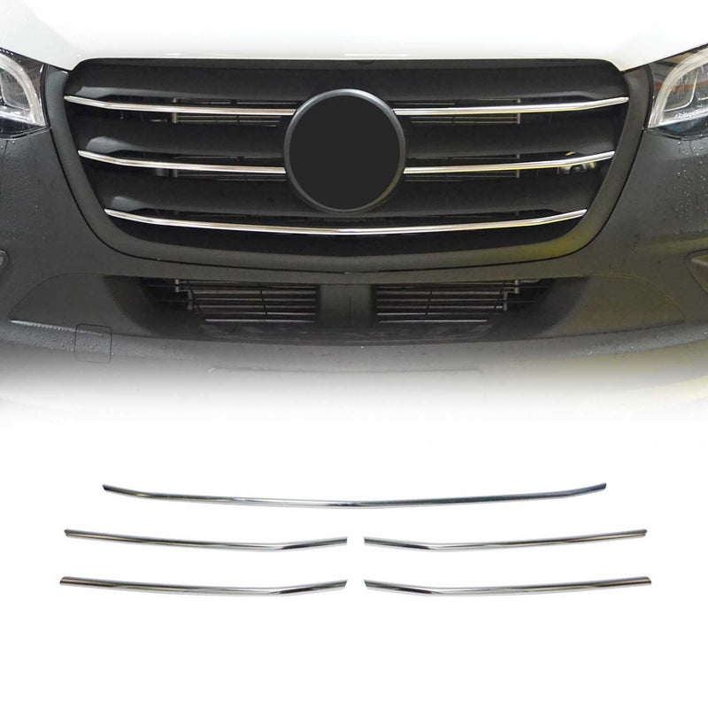 Grille de calendre pour Mercedes Sprinter 907-910 2018-2025 inoxydable Chromé
