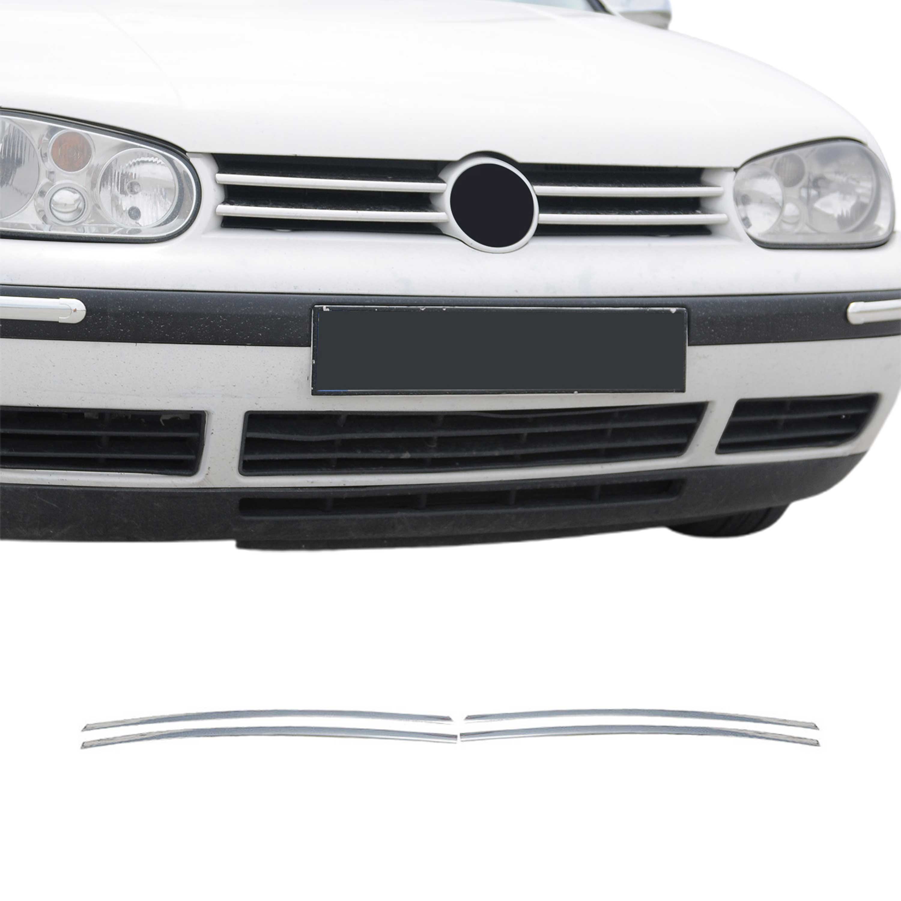 Moulure de Grille de Calandre pour VW Golf V 2003-2008 Chromé 4Pcs