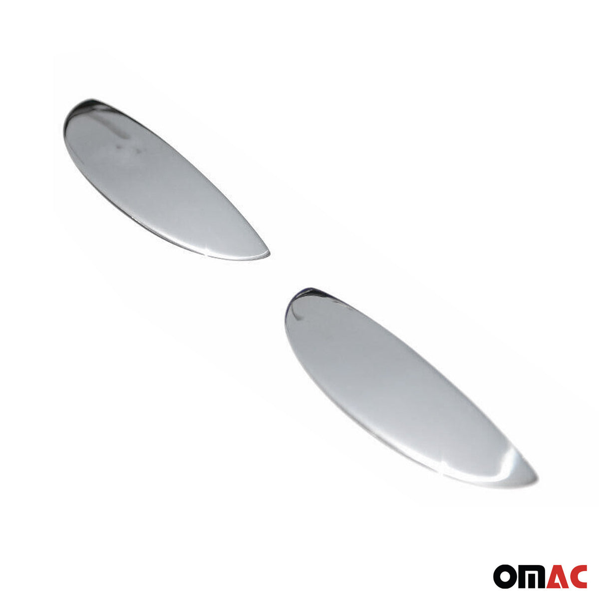 Couverture de poignée de porte pour Opel Corsa C 2000-2006 2Portes Acier Inox 2x
