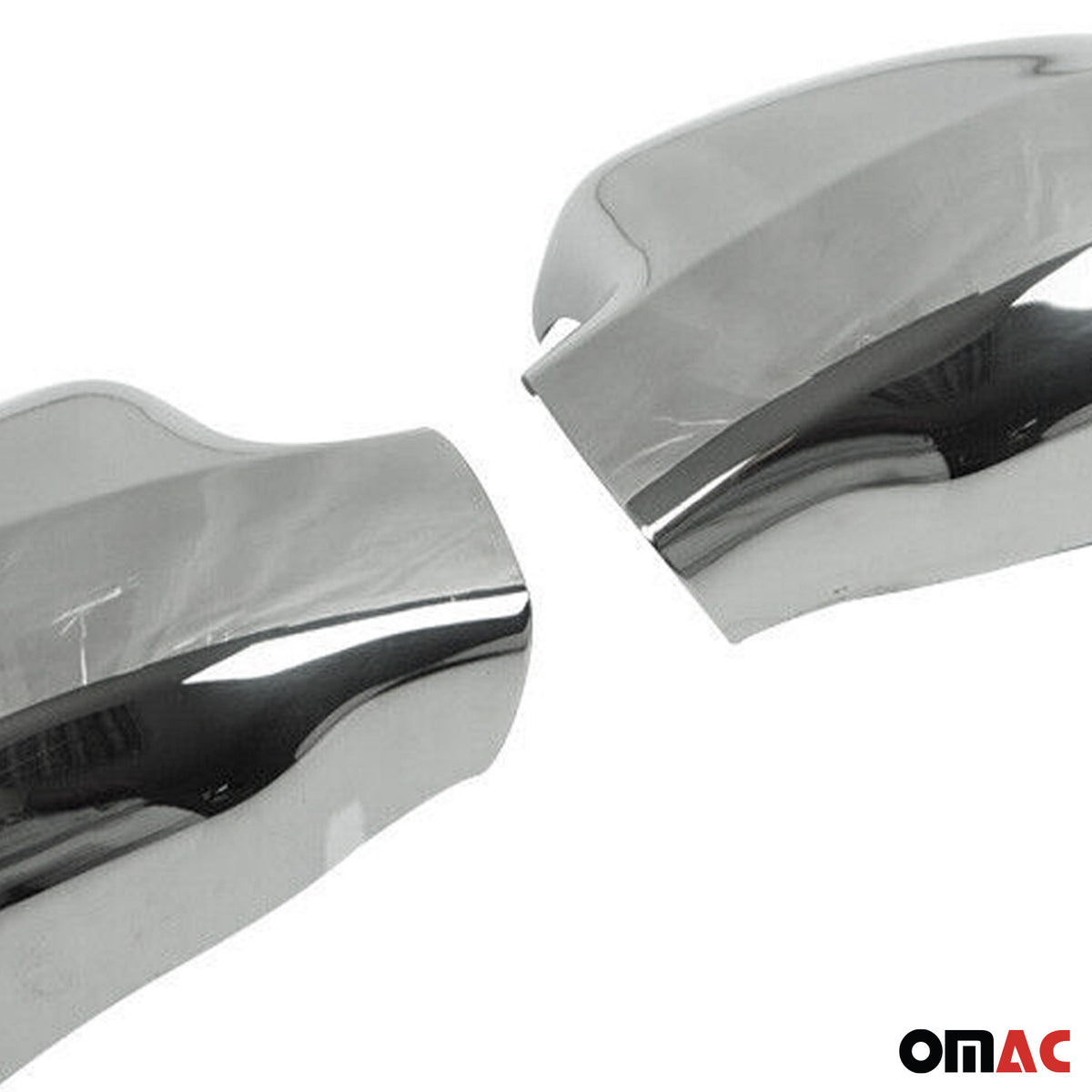 Coques de Rétroviseurs pour Dacia Sandero I II 2008-2020 en Acier Chromé Argent