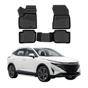 OMAC Tapis de sol pour Nissan Qashqai J12 e-Power 2022-2026 en caoutchouc Noir