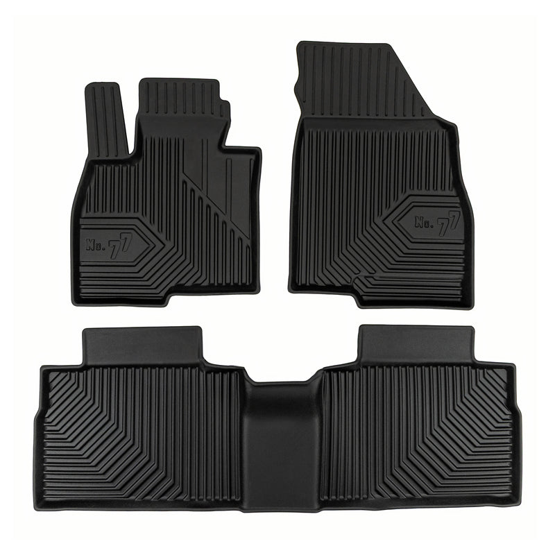 Tapis de Sol de Voiture pour Jaecoo J7 2024 sauf PHEW TPE Imperméable Noir 3Pcs