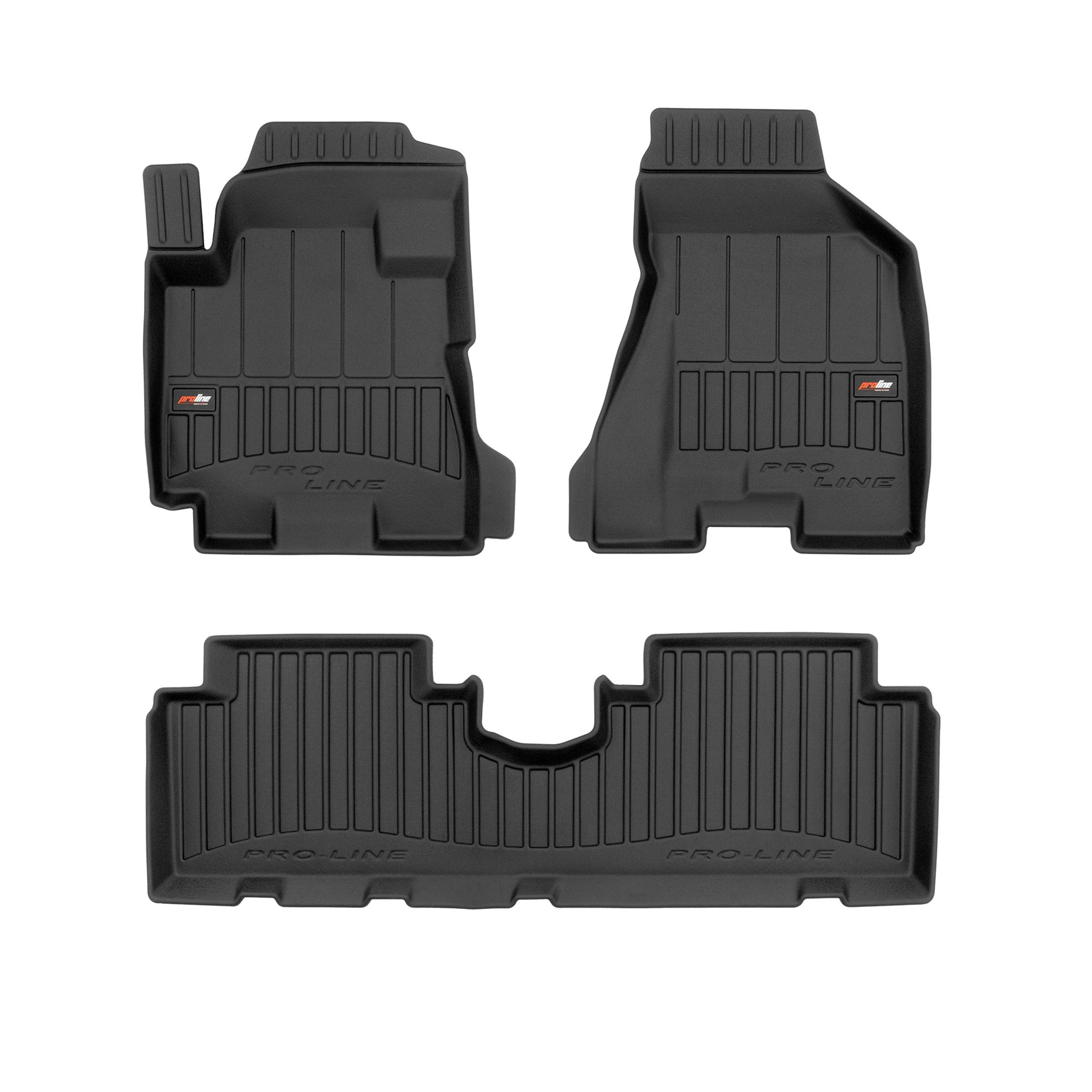 OMAC Tapis de sol en caoutchouc pour Hyundai Tucson 2004-2009 Noir Premium