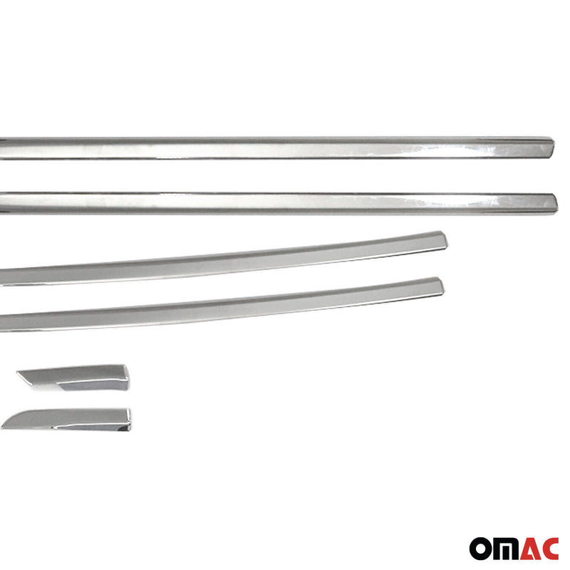 Garniture De Fenêtre pour Renault Clio V 2019-2025 Inox Chromé 8x