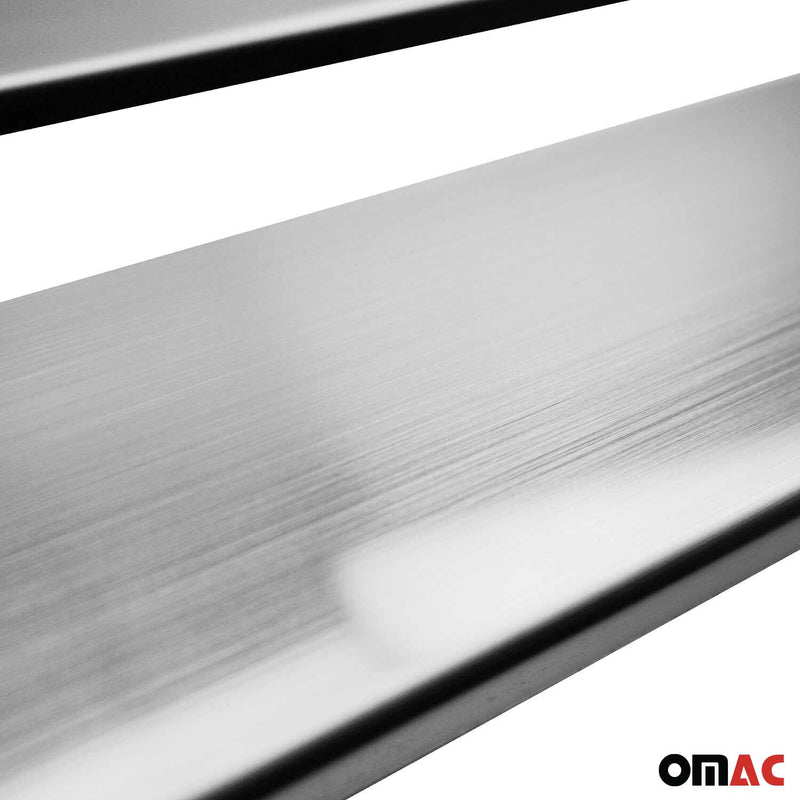 Seuils de porte pour Opel Corsa 2000-2025 Edition en acier inox Chromé
