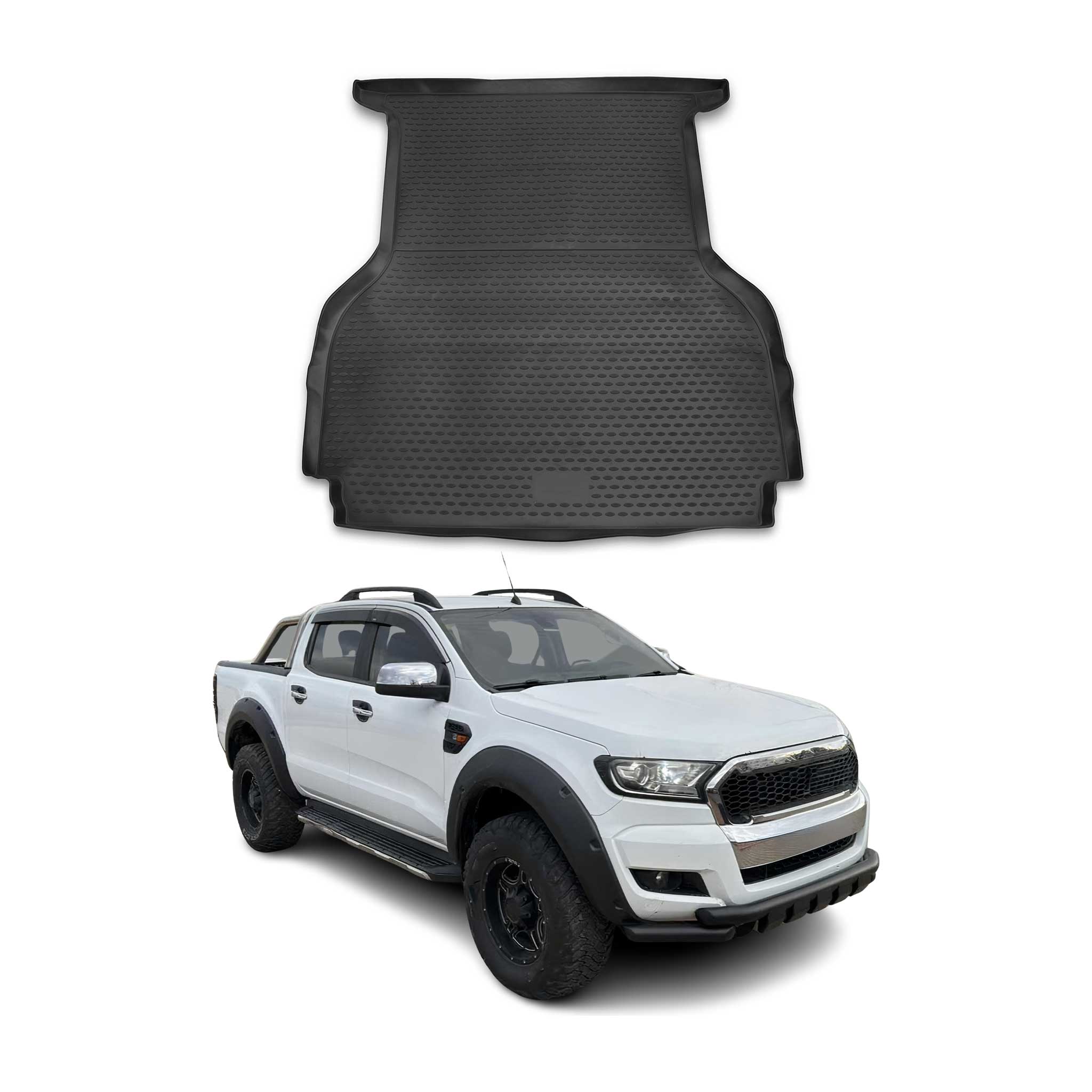 Tapis de Coffre pour Ford Ranger 2011-2022 TPE Noir
