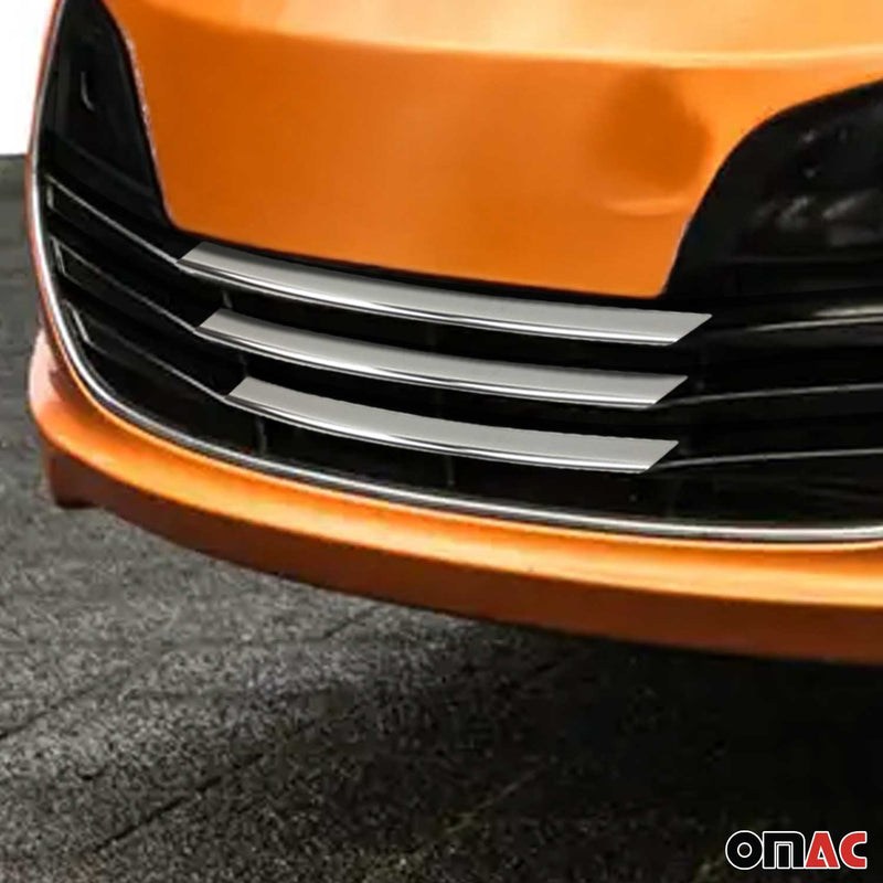 Moulure de Grille de Calandre pour Hyundai Veloster 2011-2018 Chromé 3Pcs