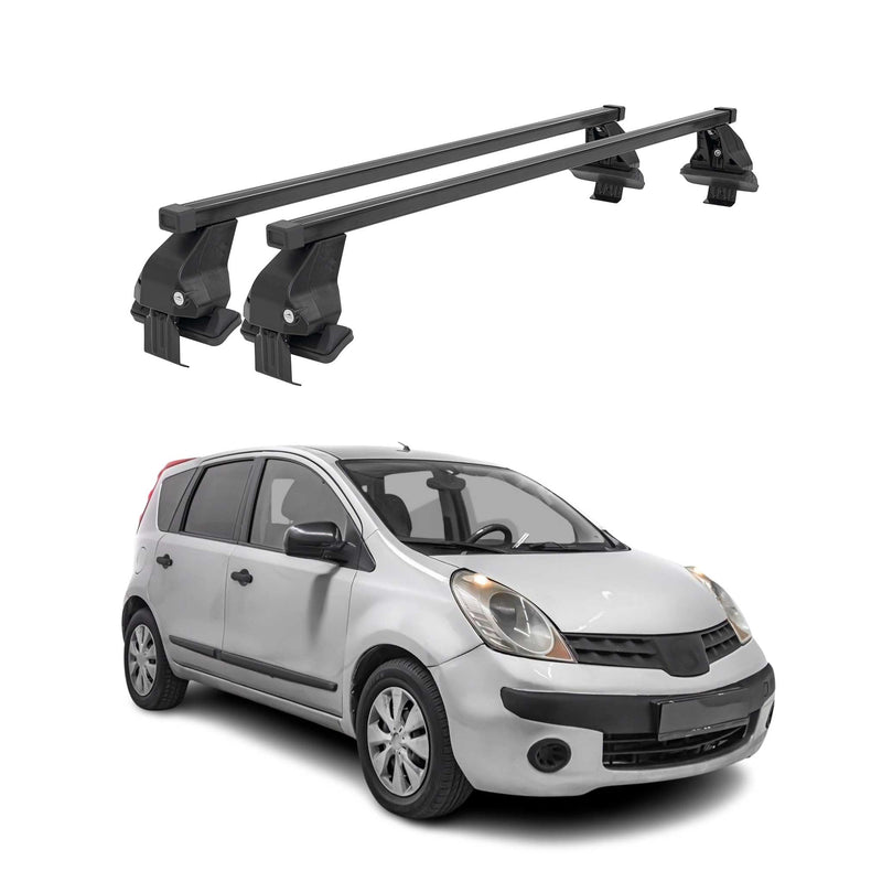 Barres Transversales Menabo pour Nissan Note 2004-2012 Noir